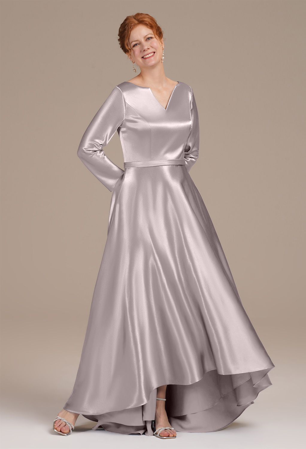 AW Presto Taupe  Mother of the Bride Dresses